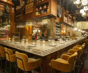 the bar