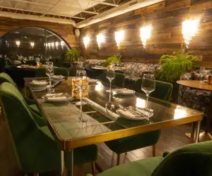 beautiful dining room set up
